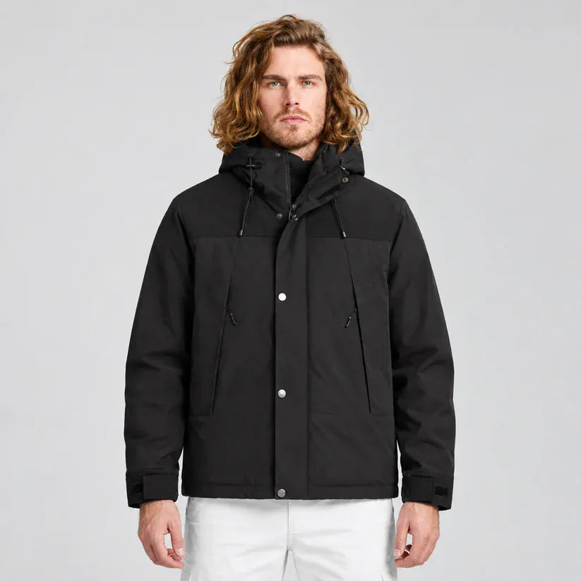 AIDA LENA Women’s jacket Heren Gewatteerde Jas – Sportieve Winterjas met Capuchon