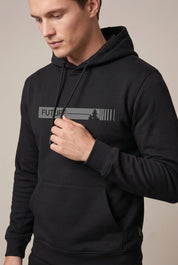 Men's fleece tracksuit with hoodie and joggers, photo 2