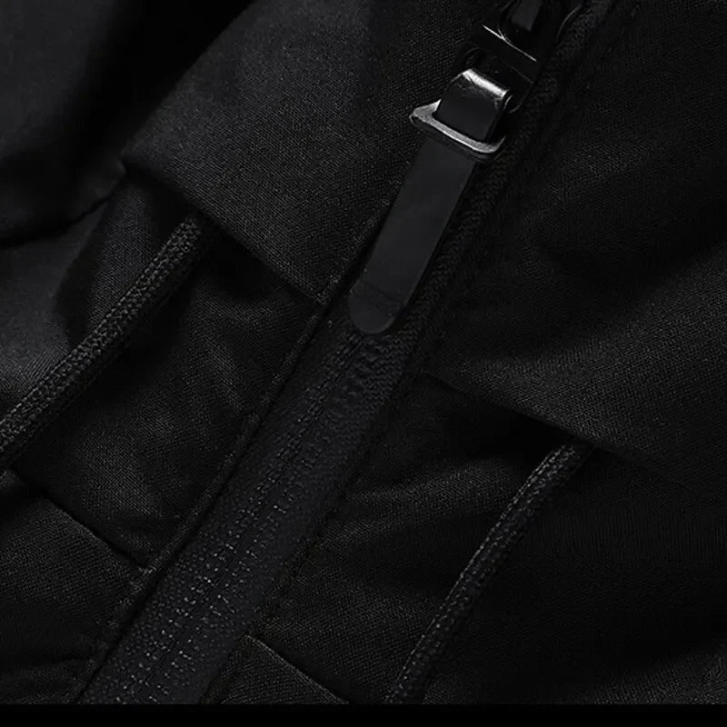 Men's hooded puffer jacket with zip pockets, photo 2
