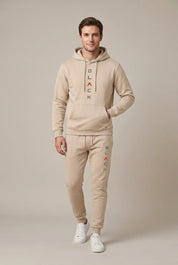 Men's hoodie and joggers set with graphic print, photo 3