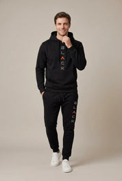 Men's hoodie and joggers set with graphic print, photo 4