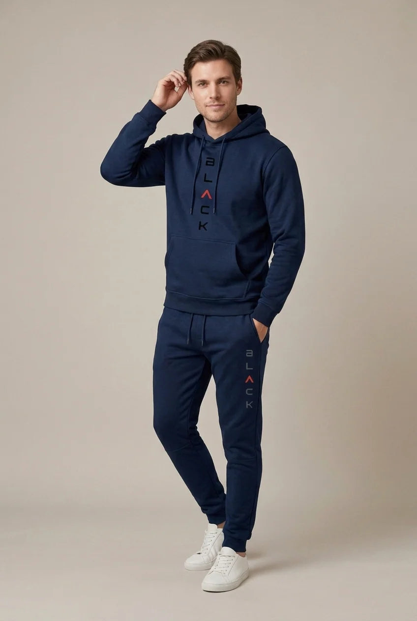 Men's hoodie and joggers set with graphic print, photo 6
