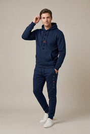 Men's hoodie and joggers set with graphic print, photo 6