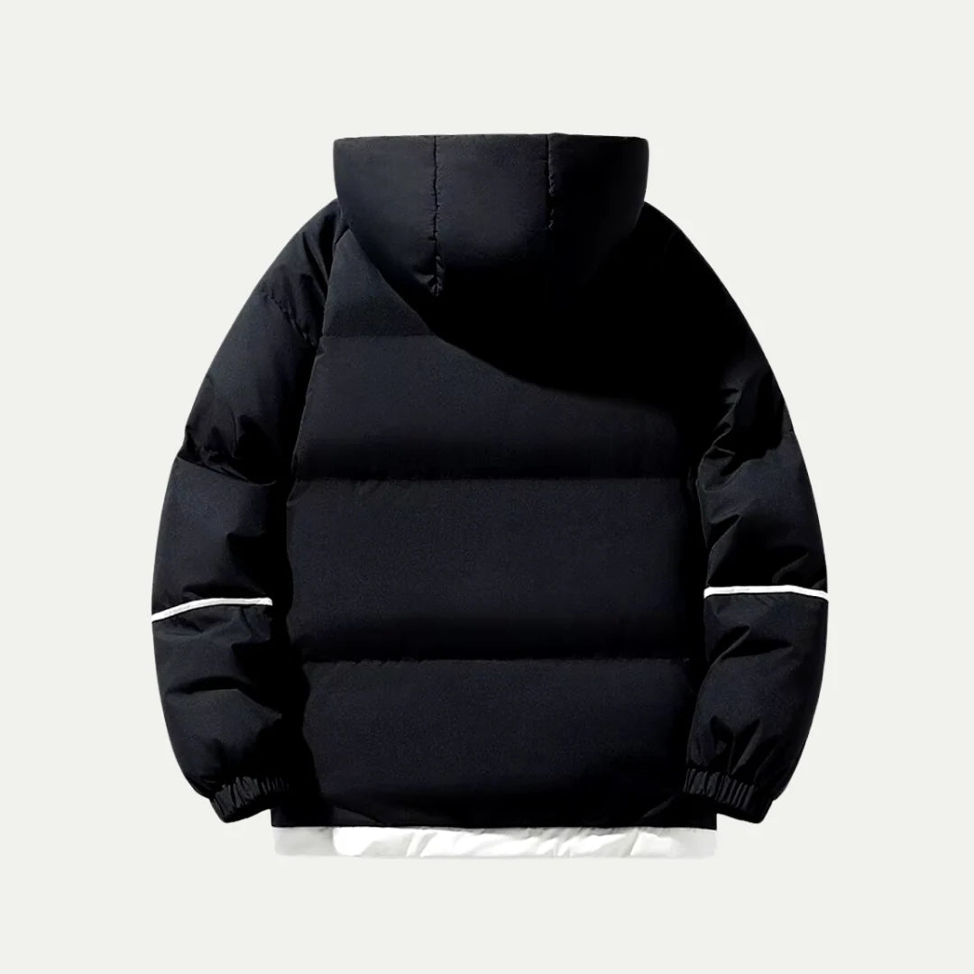 Men's insulated puffer parka with hood, photo 5