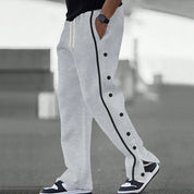Men's joggers relaxed fit with snap button sides, photo 3