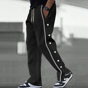 Men's joggers relaxed fit with snap button sides, photo 4