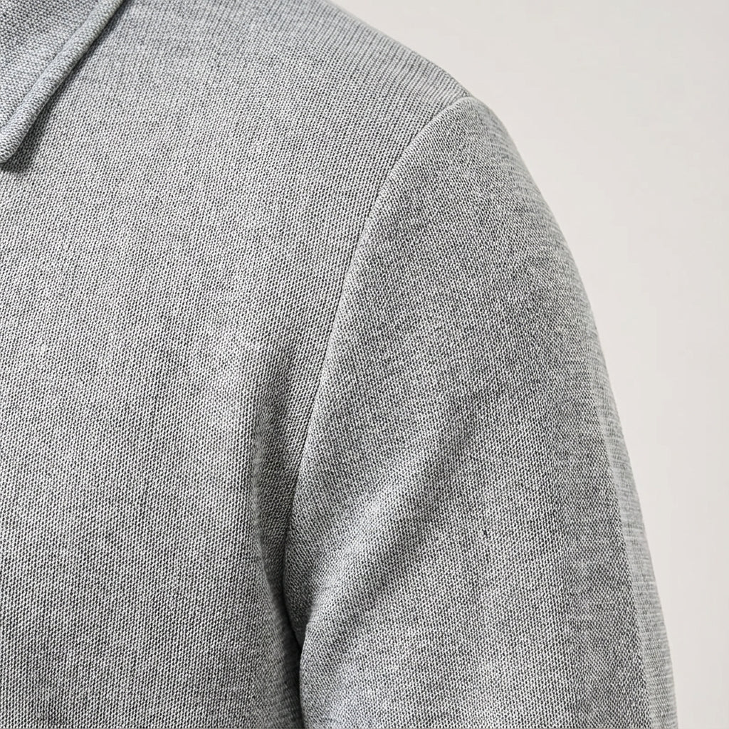 Men's knit two piece set with zip jacket and trousers, photo 2