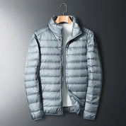 Men's lightweight puffer jacket with stand collar, photo 2