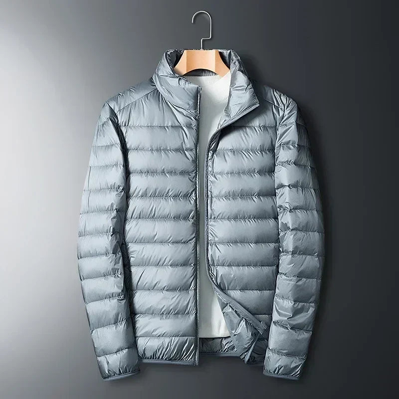 Men's lightweight puffer jacket with stand collar, photo 2