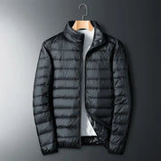 Men's lightweight puffer jacket with stand collar, photo 3