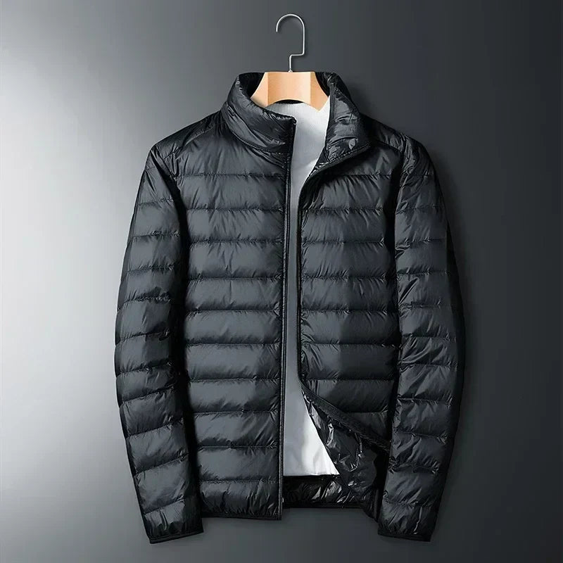 Men's lightweight puffer jacket with stand collar, photo 3