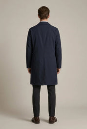 Men's long trench coat with button front, photo 2