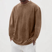 Men's oversized cotton sweatshirt with crew neck, photo 10