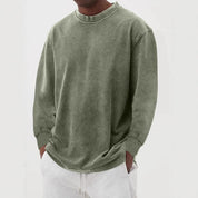 Men's oversized cotton sweatshirt with crew neck, photo 12