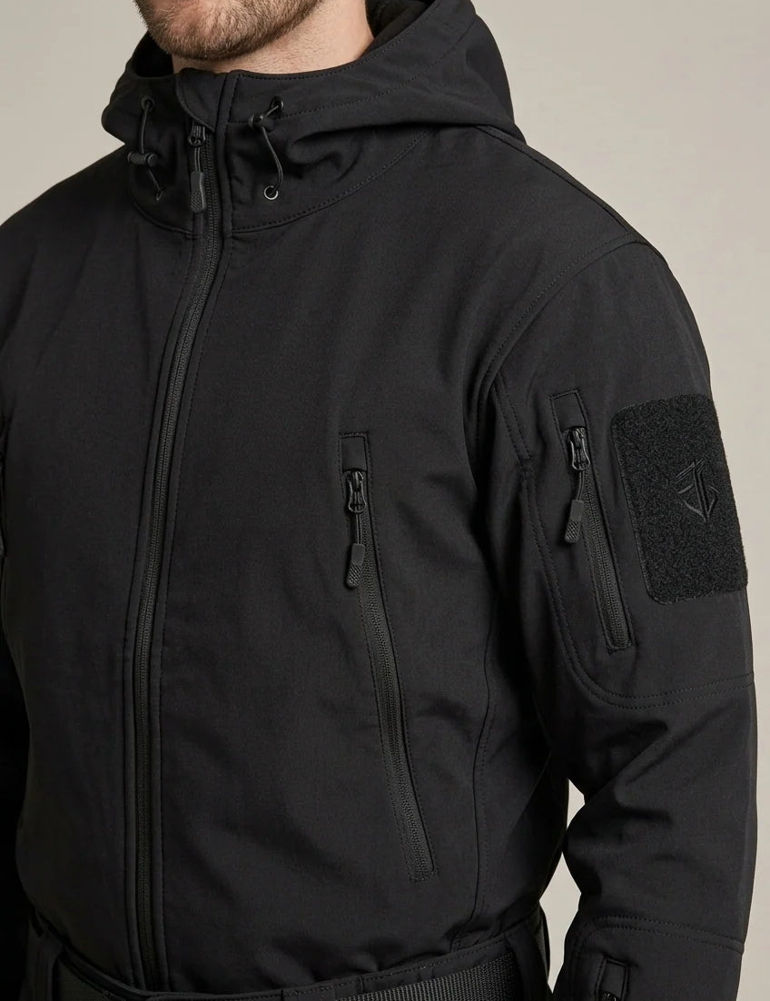 Men's softshell jacket and trousers set with hood, photo 2