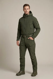 Men's softshell jacket and trousers set with hood, photo 6