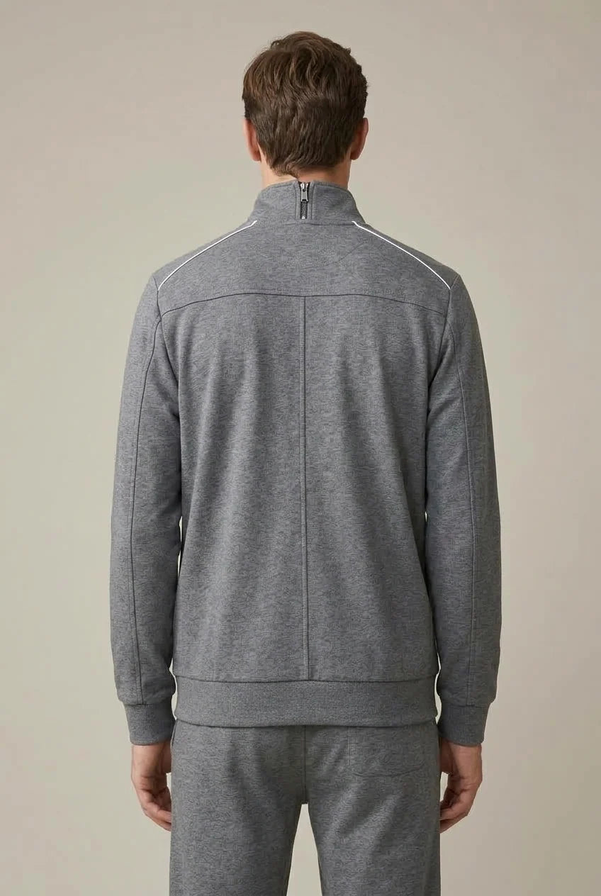 Men's tracksuit with stand collar track jacket and joggers, photo 3