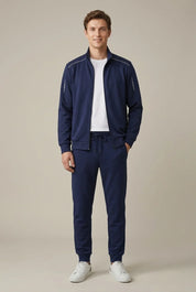 Men's tracksuit with stand collar track jacket and joggers, photo 5