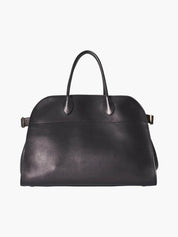 Women's large structured tote bag with adjustable shoulder straps
