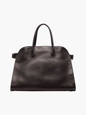 Women's large structured tote bag with adjustable shoulder straps