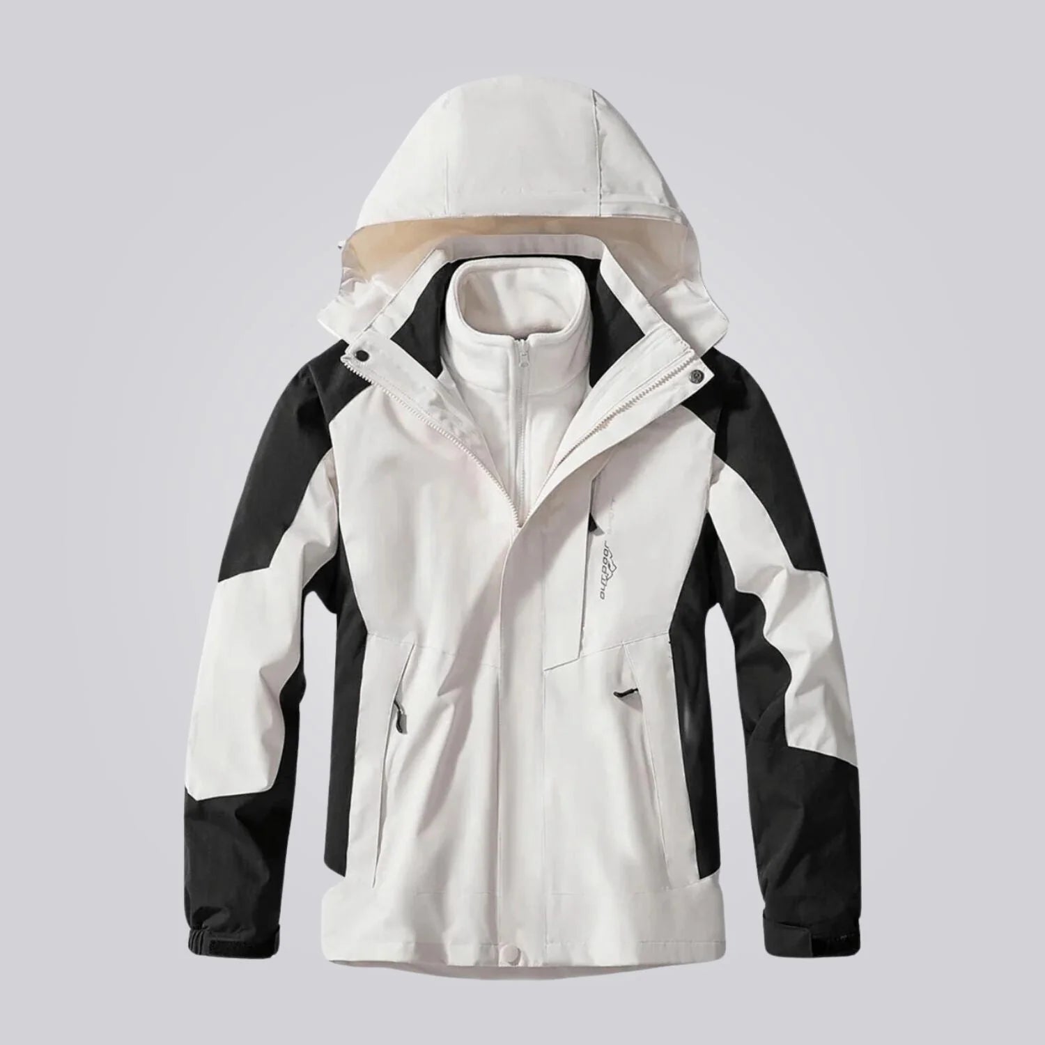 Women's 3-in-1 parka with hood and zip pockets, photo 2