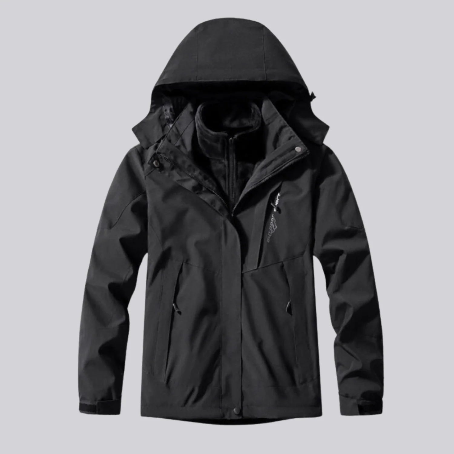 Women's 3-in-1 parka with hood and zip pockets, photo 6