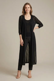 Women's longline open cardigan relaxed fit, photo 2