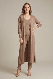 Women's longline open cardigan relaxed fit, photo 4