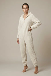 Women's teddy onesie with hood and front zip, photo 4